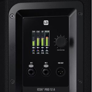 LD Systems 2x ICOA PRO 12 A - kolumna aktywna 1000W RMS (para) + statywy