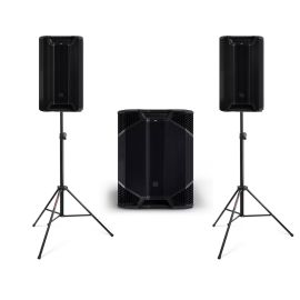 LD Systems 2x ICOA PRO 12 A + ICOA PRO SUB 21 A - zestaw nagłośnieniowy + statywy