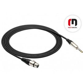 Reds Music MC0430 Kabel Mikrofonowy - ECONOMIC - XLR F / Jack stereo długość 3.0 m