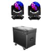 Flash 2x WashFX 300 - głowa ruchoma (para) + case
