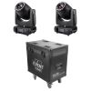 Flash 2x MH-SOLO200 - głowa ruchoma (para) + case