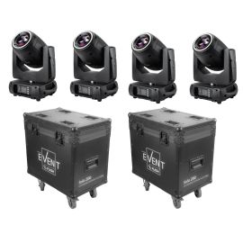 Flash 4x MH-SOLO200 - głowa ruchoma + case