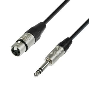 Adam Hall 4 STAR BFV 0300 - kabel xlr żeński - jack męski (3m) K4BFV0300