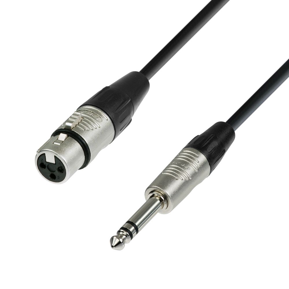 Adam Hall 4 STAR BFV 0300 - kabel xlr żeński - jack męski (3m) K4BFV0300
