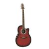 DIMAVERY RB-300 Rounded Back, red - gitara elektro-akustyczna