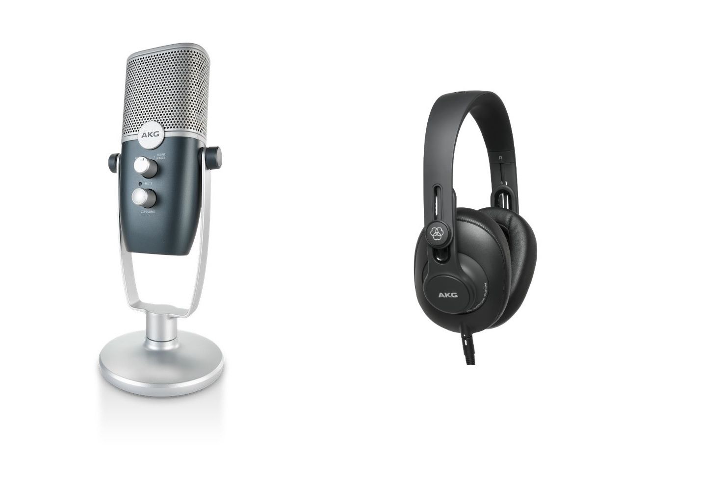 Akg ARA C22USB + K361 - zestaw do podcastów