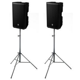 Electro-Voice 2x ZLX-15P-G2 - kolumna aktywna (para) + statywy