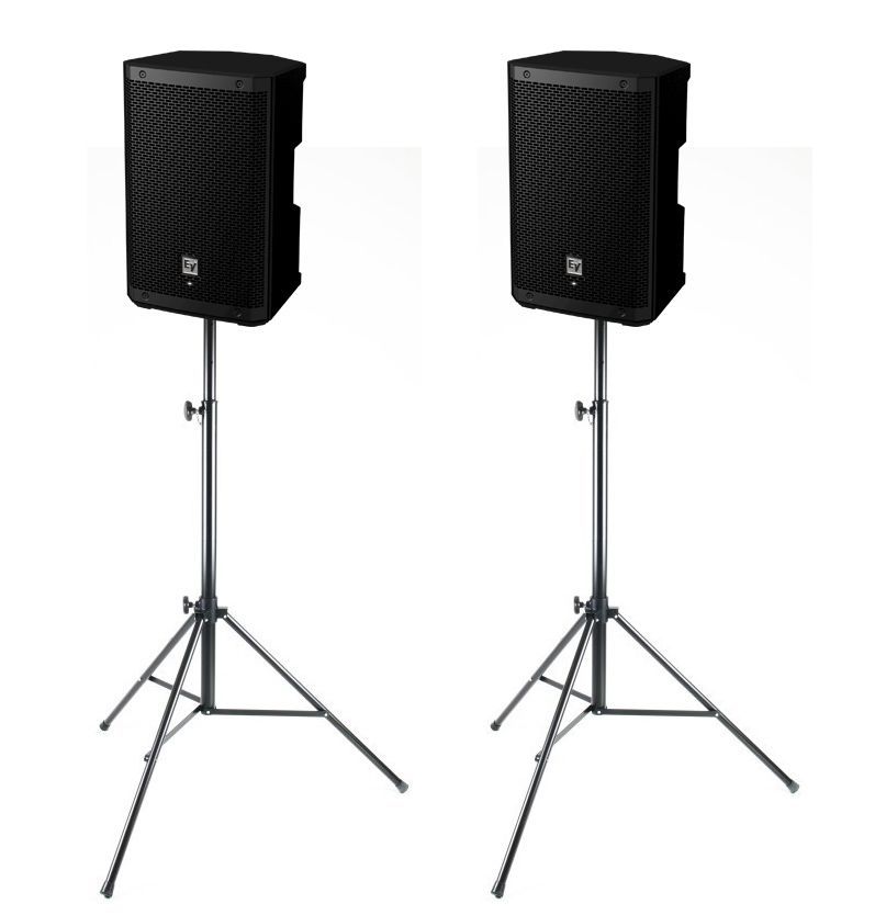 Electro-Voice 2x ZLX-8P-G2 - kolumna aktywna (para) + statywy
