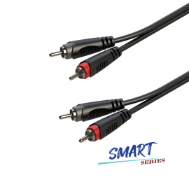 Roxtone SACC130L3 - kabel audio 2 x Wtyk RCA / 2 x Wtyk RCA 1m