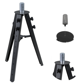 DNA RS2 statyw tripod pod oświetlenie nagłośnienie okrągła podstawa adapter kolumnowy 35 mm 86-152 cm do 20 kg