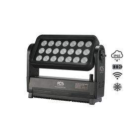 FOS Polar - naświetlacz LED WASH IP65 z akumulatorem i DMX