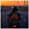  DH Style Cycling Backpack plecak rowerowy motocyklowy 2x ekran LED RGB oczy wodoodporny USB-A aplikacja Bluetooth 