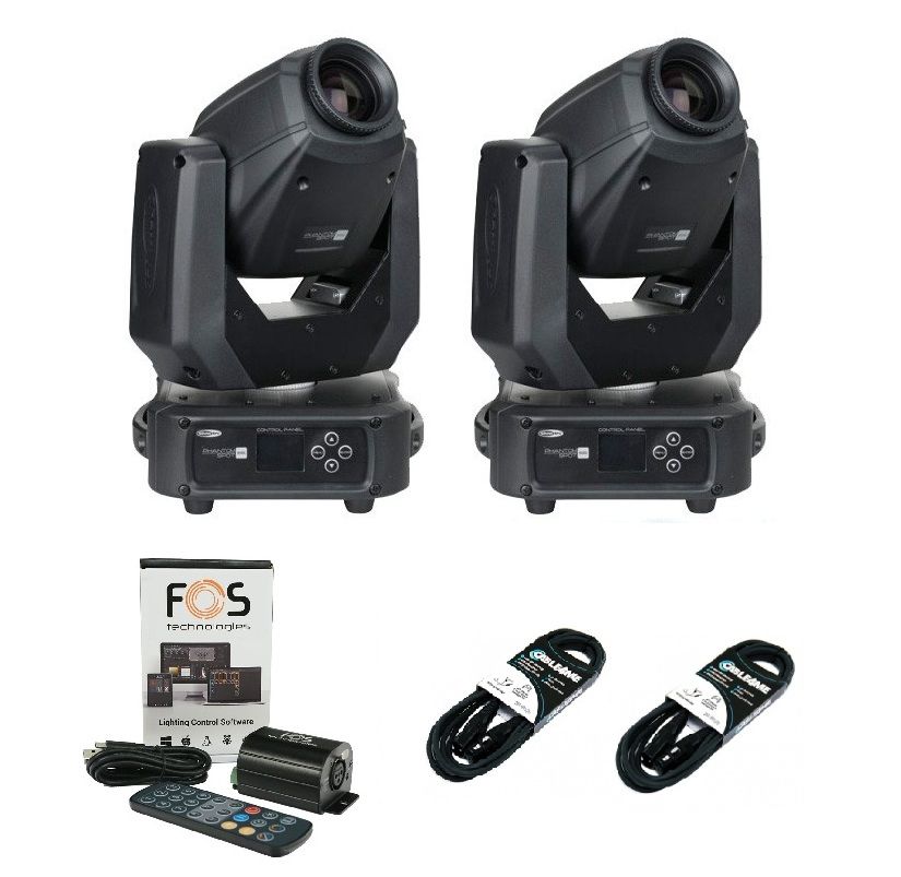 Showtec 2x Phantom 65 Spot + FOS FORTIUS STUDIO 512 - zestaw