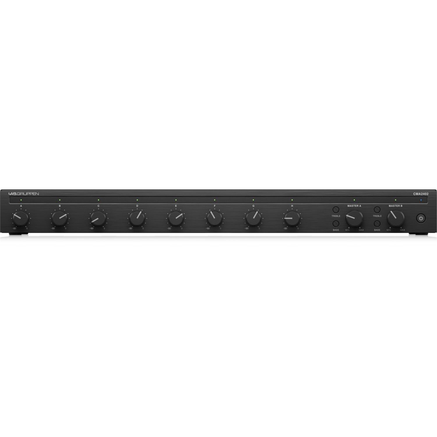 Lab Gruppen CMA2402 – wzmacniacz miksujący z 8 wejściami o mocy 2x240W