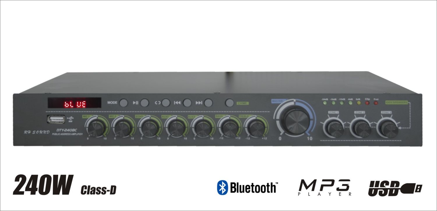 RH SOUND DTY-240BC - wzmacniacz 100V