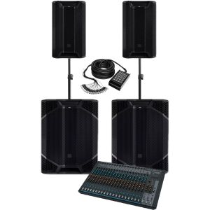 LD Systems 2x ICOA PRO 12 A + 2x ICOA PRO SUB 21 A - zestaw nagłośnieniowy