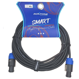 Roxtone SSSS210L10 SMART - Kabel głośnikowy 2 x 1,0mm² 2 x złącze głośnikowe 10m