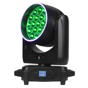 LIGHT4ME SKY WASH 19x15W RGBW – profesjonalna głowica ruchoma wash z efektem ring