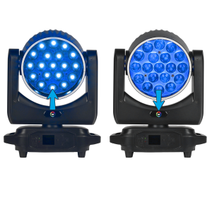 LIGHT4ME SKY WASH 19x15W RGBW – profesjonalna głowica ruchoma wash z efektem ring