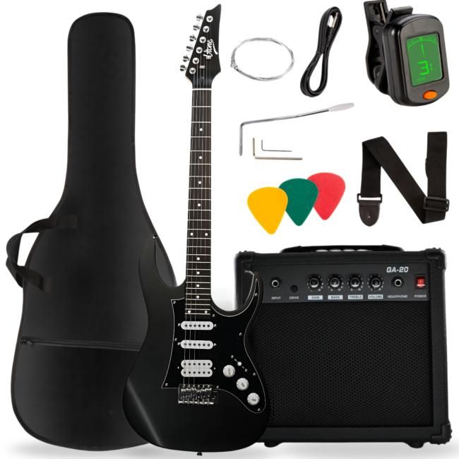 V-TONE EGA 39 MBK gitara elektryczna 4/4 stratocas