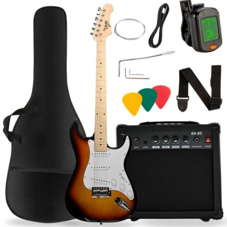 V-TONE EGA 39 SB gitara elektryczna 4/4 stratocast