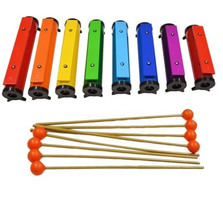 V-TONE TB8 dzwonki na tubach diatoniczne kolorowe