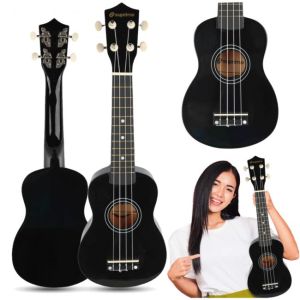 SUPRIMO UK21 BK ukulele sopranowe 21"" czarne drewn