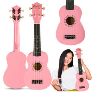 SUPRIMO UK21 PK ukulele sopranowe 21"" różowe drewn