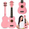 SUPRIMO UK21 PK ukulele sopranowe 21"" różowe drewn