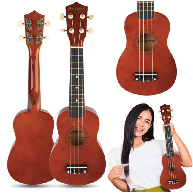 SUPRIMO UK21 DW ukulele sopranowe 21"" ciemne drewn