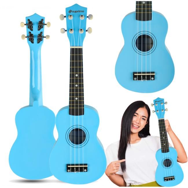 SUPRIMO UK21 LB ukulele sopranowe 21"" niebieskie