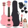 SUPRIMO UK21 SET PK ukulele sopranowe 21"" różowe