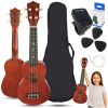 SUPRIMO UK21 SET DW ukulele sopranowe 21"" ciemne