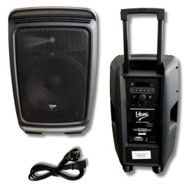  V-TONE OrionX 14 ACCU kolumna aktywna akumulatorowa czarna Bluetooth TWS USB AUX FM DSP wysuwana rączka kółka transportowe 135W