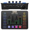  DNA SC ONE analogowy mikser audio 2 kanały USB-C Phantom podświetlenie RGB zmiana głosu pogłos personalizowane efekty dźwiękowe