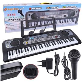  SUPRIMO 6119 KEYBOARD klawisze organy z mikrofonem dla dzieci 