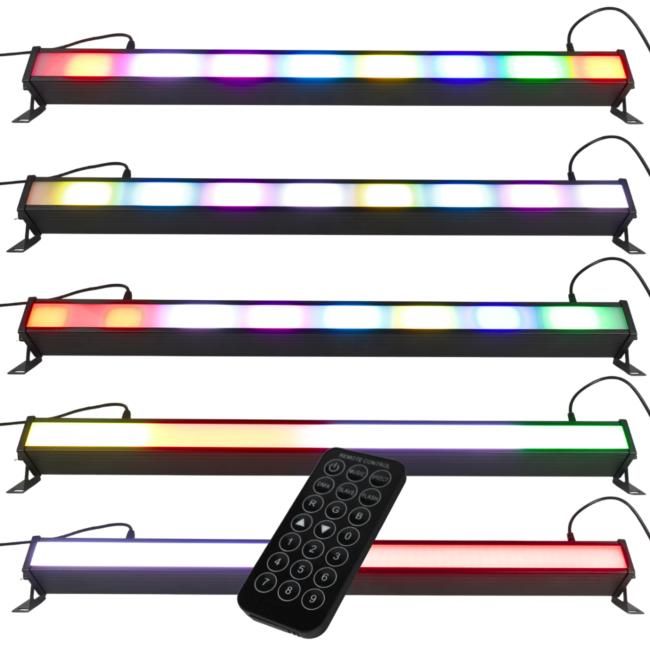 LIGHT4ME WASH BAR FROST IR SMD listwa oświetleniow LIGHT4ME WASH BAR FROST IR SMD listwa oświetleniowa wall washer dekoracja światłem 192x1,5W RGB SMD5050 LED