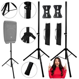 DNA BOX2 SET BAG stojak tripod statyw kolumnowy żelazny czarny podstawa kolumnowa pin zabezpieczający pokrowiec zestaw 2 szt. 