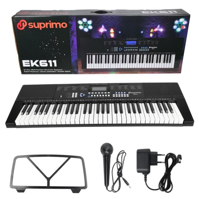 SUPRIMO EK611 keyboard elektroniczny edukacyjny 61