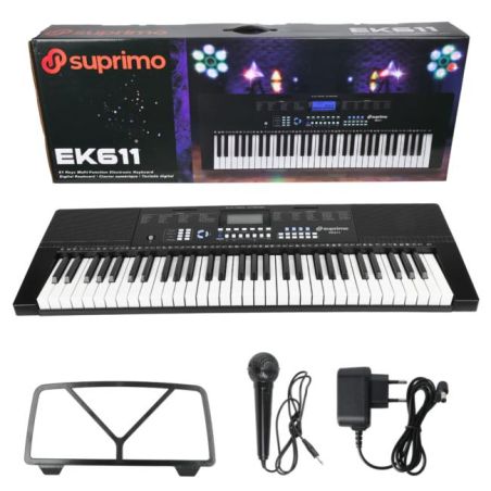 SUPRIMO EK611 keyboard elektroniczny edukacyjny 61