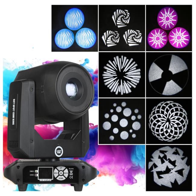 LIGHT4ME SKY SPOT 150W RING głowica ruchoma spot LIGHT4ME SKY SPOT 150W RING głowica ruchoma spot