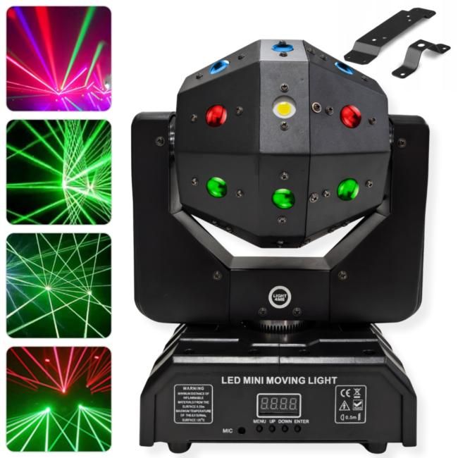 LIGHT4ME ATLAS ruchomy multiefekt świetlny 4w1 LED LIGHT4ME ATLAS ruchomy multiefekt świetlny 4w1 LED