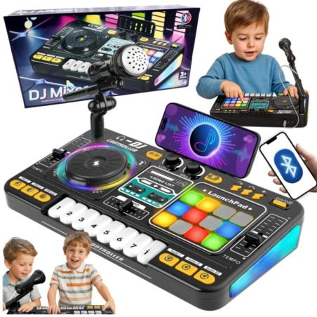 SUPRIMO DJ KID konsola mikser DJ dla dzieci podświ