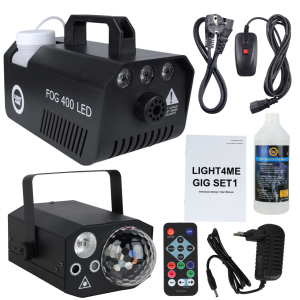 LIGHT4ME GIG SET 1 - wytwornica dymu 400W LED