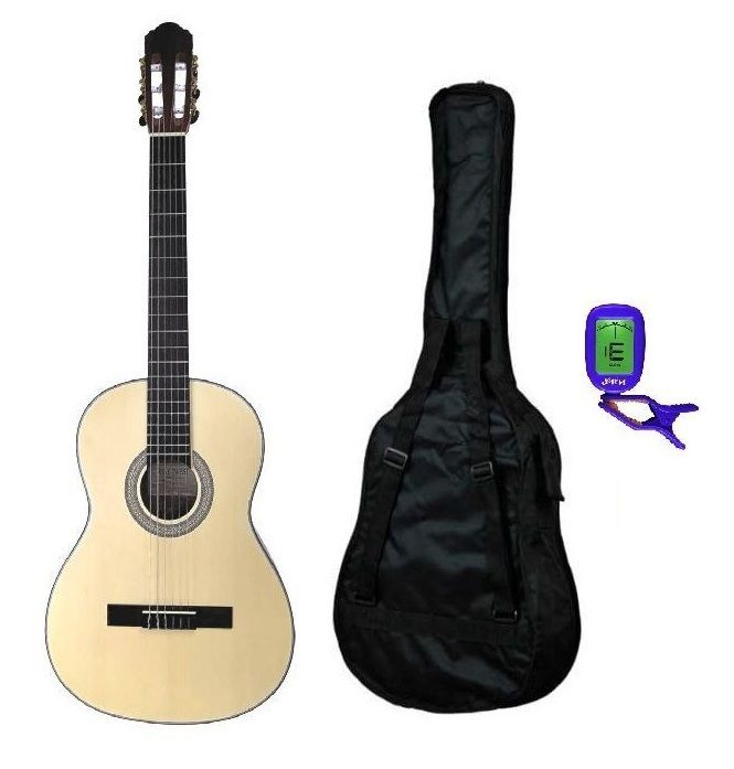 RIVERWEST G-391 - gitara klasyczna + pokrowiec + stroik