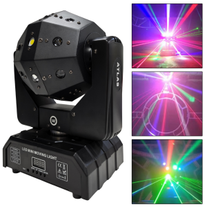 LIGHT4ME ATLAS ruchomy multiefekt świetlny 4w1 LED