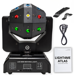 LIGHT4ME ATLAS ruchomy multiefekt świetlny 4w1 LED