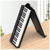 V-TONE PFP pianino cyfrowe przenośne składane czarne 88 klawiszy pulpit do nut pokrowiec USB-C