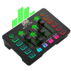 DNA SC ONE analogowy mikser audio 2 kanały USB-C Phantom podświetlenie RGB zmiana głosu pogłos personalizowane efekty dźwiękowe