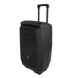  V-TONE OrionX 14 ACCU kolumna aktywna akumulatorowa czarna Bluetooth TWS USB AUX FM DSP wysuwana rączka kółka transportowe 135W